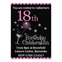 18th Birthday Party Invitation