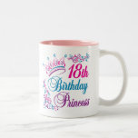 18th Birthday Princess Coffee Mugs