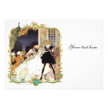 18th Century Storybook Wedding Peacock Invitations