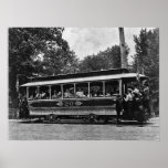 1900 Columbia Railway Trolley Print