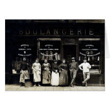 1900 Parisian Bakery Card