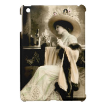 1900 Parisian Woman Drinking Champagne iPad Mini Cases