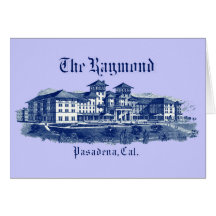 1901 Raymond Hotel Pasadena California Greeting Cards