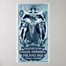 1906 Milan International Expo Print