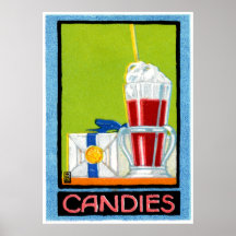 1910 Candies Print
