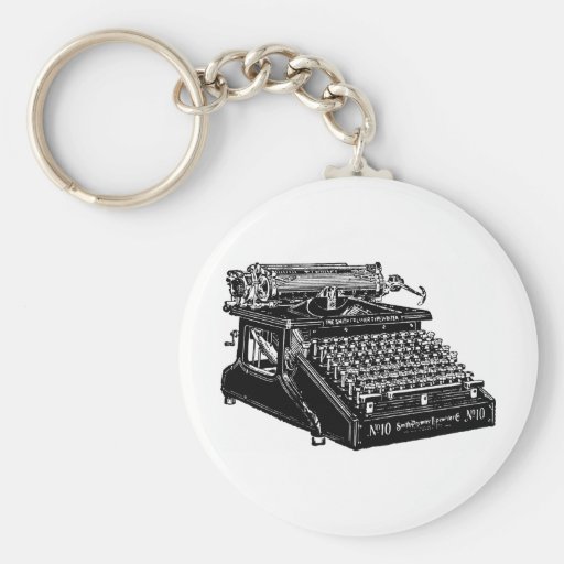 1910 Typewriter Keychain