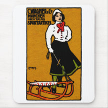 1911 Sporting Goods Poster Mouse Pads