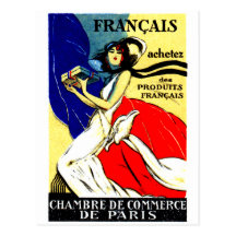 1920 Buy French Products Poster Postcards