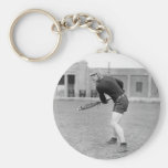 1920s Lacrosse Player Keychains