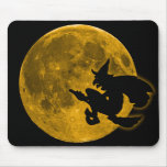 1920s Vintage Witch with Moon Mouse Pads