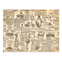 1922 Vintage Newspaper Advertisement Postcards