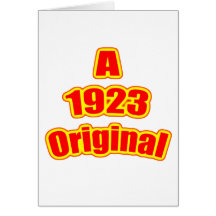 1923 Original Red Cards