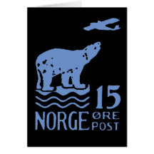 1925 Norwegian Polar Bear Cards