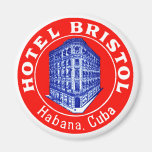 1930 Hotel Bristol Cuba Fridge Magnet