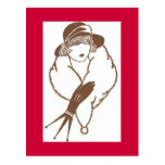 1930 Japanese Art Deco Card Post Cards
