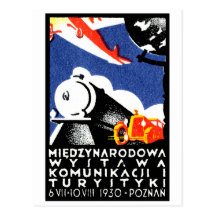 1930 Poznan Expo Poster Postcards