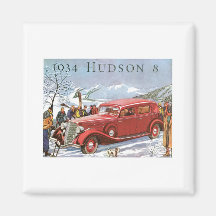 1934 Hudson Fridge Magnets