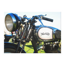 1935 Norton model 50 motorcycle Gallery Wrap Canvas