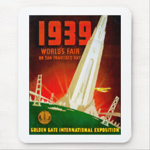 1939 World's Fair San Francisco Mousepad