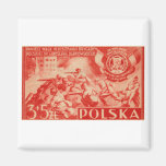 1946 Polish Volunteers in Spain Refrigerator Magnet