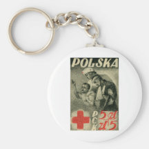 1947 Polish Red Cross Key Chain