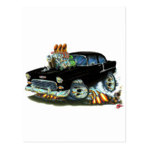 1955 Chevy150-210 Black Car Post Cards