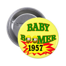 1957 Baby Boomer Button