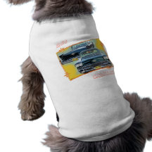 1958 CADILLAC 3 DOG TEE SHIRT