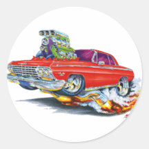1962-63 Impala Red Car Sticker