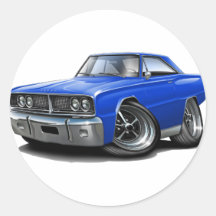 1966 Coronet Blue Car Stickers