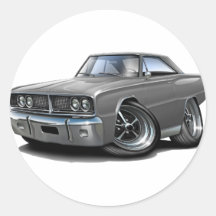1966 Coronet Grey Car Sticker