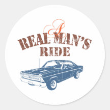1966 Ford Fairlane GT 427 Round Sticker