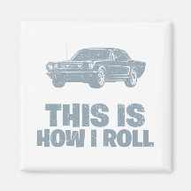 1966 Ford Mustang Coupe Magnets