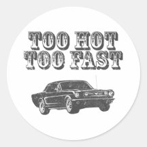 1966 Ford Mustang Coupe Sticker