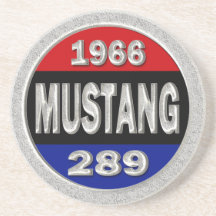 1966 Mustang 289 Beverage Coaster