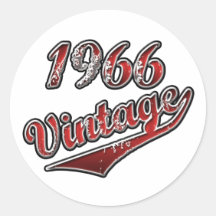 1966 Vintage Stickers