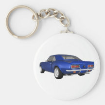 1967 Camaro SS: Blue Finish: 3D Model: Keychain