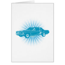 1967 Ford Mustang Coupe Card