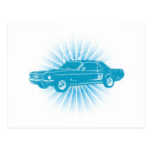 1967 Ford Mustang Coupe Postcards