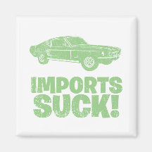 1967 Ford Mustang Fastback Refrigerator Magnets