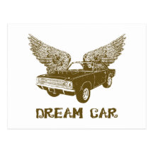 1968 Dodge Hurst Hemi Dart Post Cards
