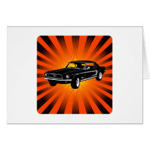 1968 Ford Mustang Coupe Cards