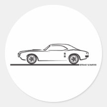 1968 Pontiac Firebird Stickers