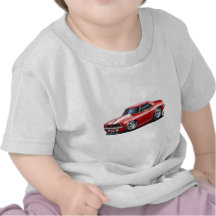 1969 Camaro Red-White Car Tshirts