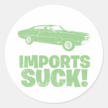 1970 Ford Torino Cobra 429 Round Sticker
