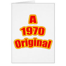 1970 Original Red Card