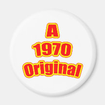 1970 Original Red Fridge Magnet