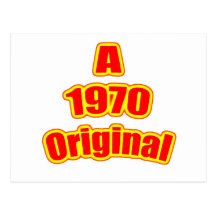 1970 Original Red Post Card
