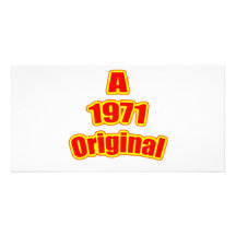 1971 Original Red Photo Card