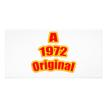 1972 Original Red Picture Card